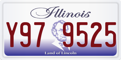 IL license plate Y979525