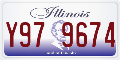 IL license plate Y979674