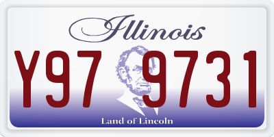 IL license plate Y979731