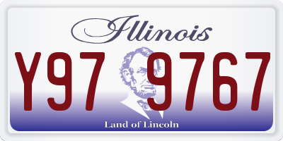 IL license plate Y979767