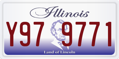 IL license plate Y979771