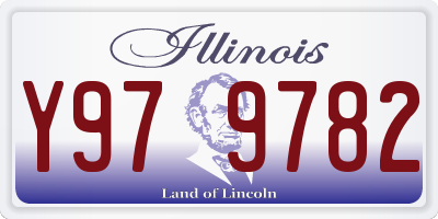 IL license plate Y979782