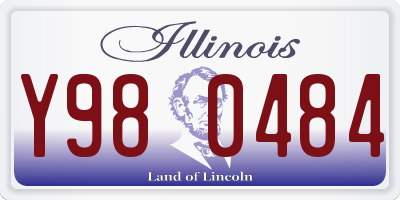 IL license plate Y980484