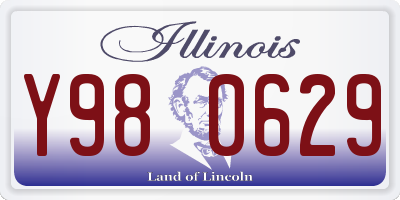 IL license plate Y980629