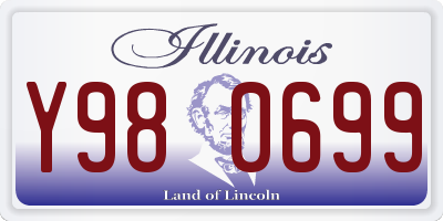IL license plate Y980699