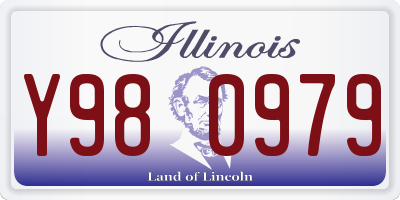IL license plate Y980979