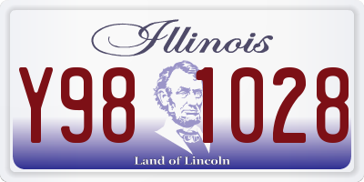IL license plate Y981028