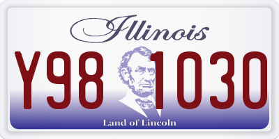 IL license plate Y981030