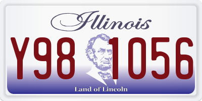 IL license plate Y981056
