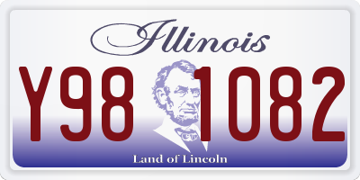 IL license plate Y981082