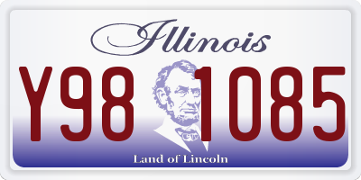 IL license plate Y981085