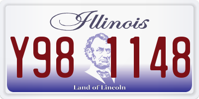 IL license plate Y981148