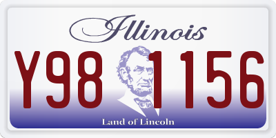 IL license plate Y981156