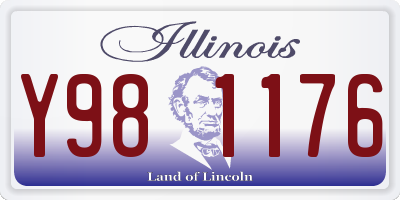 IL license plate Y981176