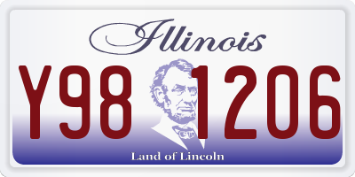 IL license plate Y981206