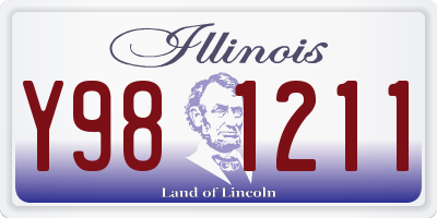 IL license plate Y981211