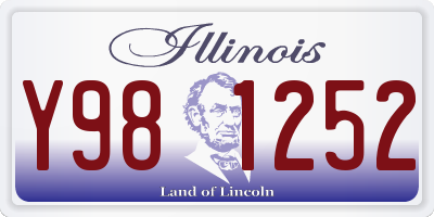IL license plate Y981252