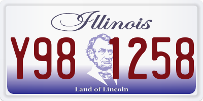 IL license plate Y981258
