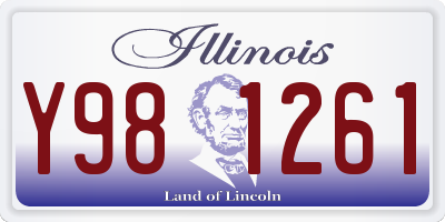IL license plate Y981261