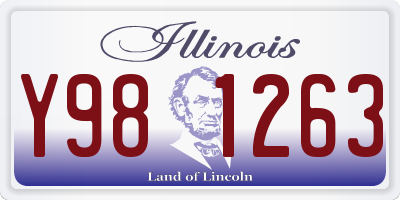 IL license plate Y981263
