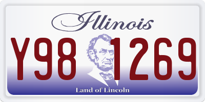 IL license plate Y981269