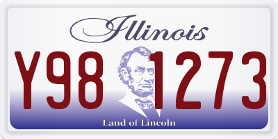 IL license plate Y981273