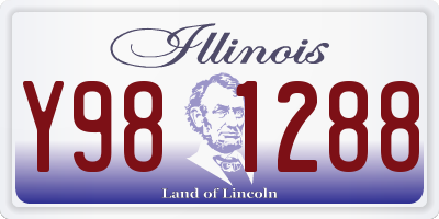 IL license plate Y981288