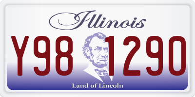 IL license plate Y981290