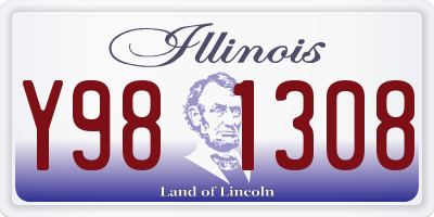 IL license plate Y981308
