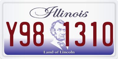 IL license plate Y981310