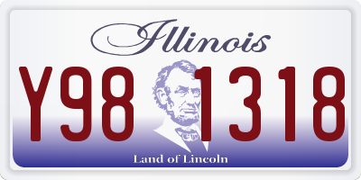 IL license plate Y981318