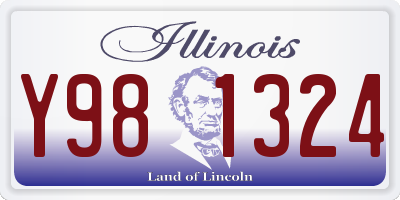 IL license plate Y981324