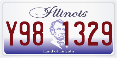 IL license plate Y981329