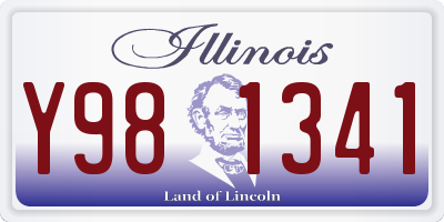IL license plate Y981341