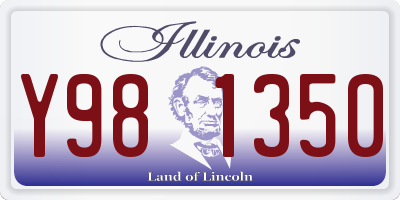IL license plate Y981350