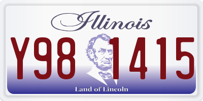 IL license plate Y981415