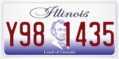 IL license plate Y981435
