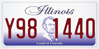 IL license plate Y981440