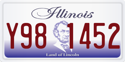 IL license plate Y981452