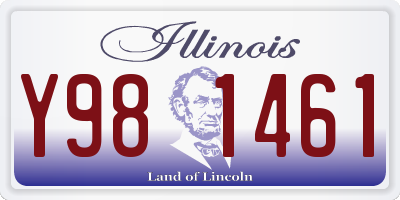 IL license plate Y981461