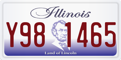 IL license plate Y981465