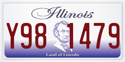 IL license plate Y981479