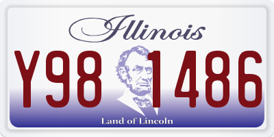 IL license plate Y981486