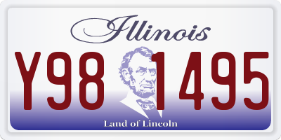 IL license plate Y981495