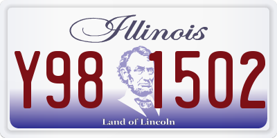 IL license plate Y981502