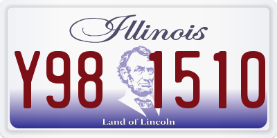 IL license plate Y981510