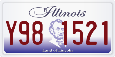 IL license plate Y981521