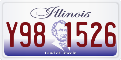 IL license plate Y981526