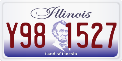 IL license plate Y981527