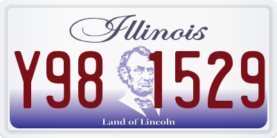 IL license plate Y981529